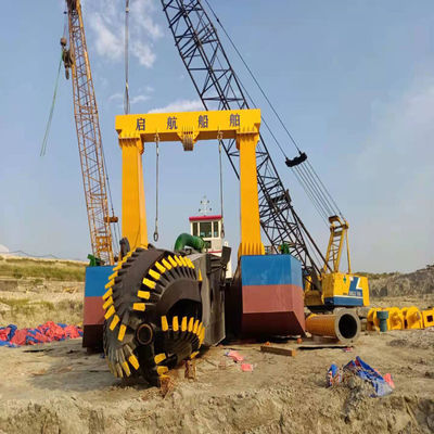 Dredger hydraulique à moteur diesel Siemens de 18 pouces avec tête de coupe et système Rexroth