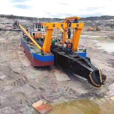 Dredger hydraulique à moteur diesel Siemens de 18 pouces avec tête de coupe et système Rexroth