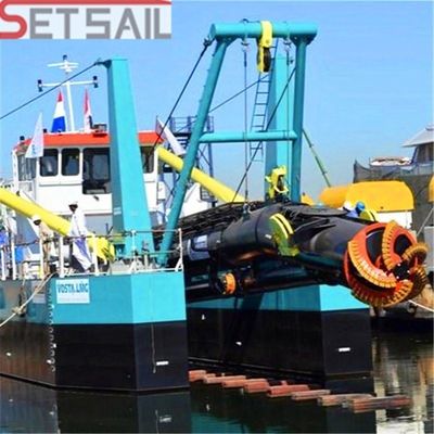 Système de commande hydraulique moteur diesel coupe-puissance aspirateur dragueuse à sable avec cyclone
