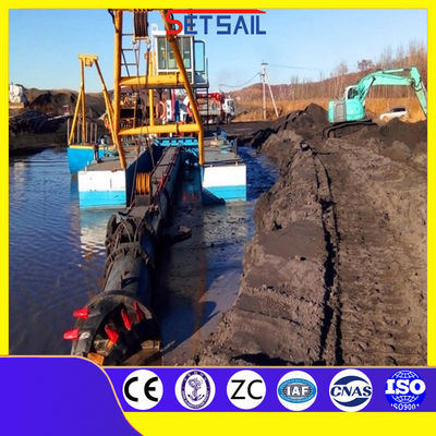 Machines de dragage de sable à aspiration à haute tête avec moteur Cumins de 100 kW à 2000 kW
