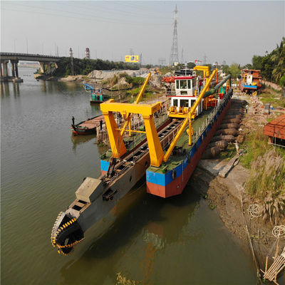 700 m3/h Dredger à aspiration à découpe pour le sable de la rivière du Bangladesh CTS Type de fente Paiement initial