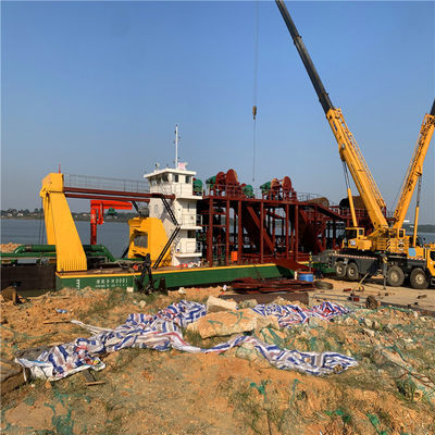 700 m3/h Dredger à aspiration à découpe pour le sable de la rivière du Bangladesh CTS Type de fente Paiement initial