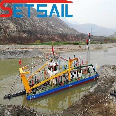 18 pouces Dredger à aspiration avec moteur Cummis et 500 mm de diamètre du tuyau de décharge