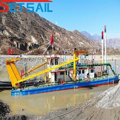 700 m3/h Capacité haute Capacité motrice diesel Dredger à aspiration avec pompe hydraulique