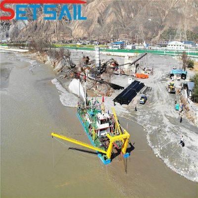 700 m3/h Capacité haute Capacité motrice diesel Dredger à aspiration avec pompe hydraulique