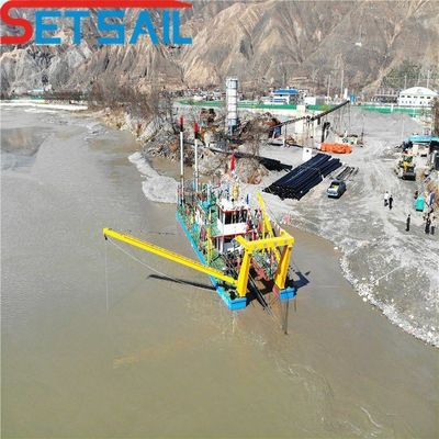 700 m3/h Capacité haute Capacité motrice diesel Dredger à aspiration avec pompe hydraulique