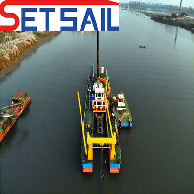 15m 18 pouces Dredger à aspiration pour le sable de rivière Dredging profondeur sur demande personnalisée
