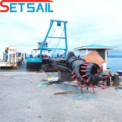 Dredger à haute profondeur de dragage à aspiration avec moteur diesel et construction durable