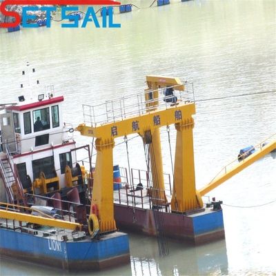 Dredger à haute profondeur de dragage à aspiration avec moteur diesel et construction durable