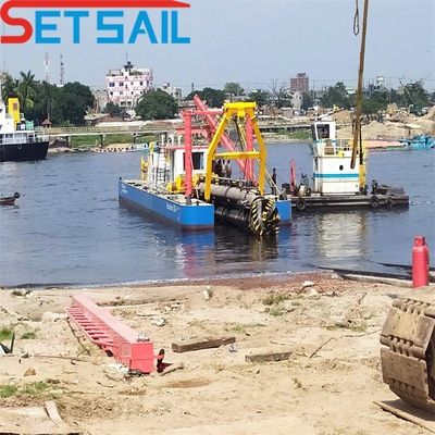 Dredger à haute profondeur de dragage à aspiration avec moteur diesel et construction durable