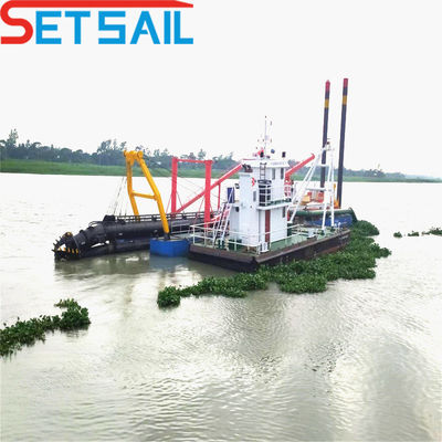 Dredger à haute profondeur de dragage à aspiration avec moteur diesel et construction durable