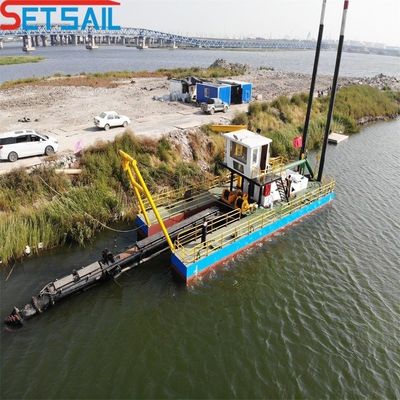 Types de cyclones Flux d'eau d'hydrocyclone 3500m3 Dredger à aspiration à coupe utilisé dans le lac de rivière