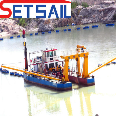 160m3 Coupeuse moteur diesel dragueuse à aspiration pour le sable de rivière Siemens PLC and Performance