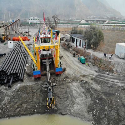 Dredger à aspiration à coupe avec épaisseur de plaque latérale de 6 mm à 20 mm et système hydraulique Rexroth
