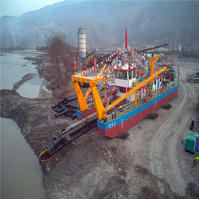 Dredger à aspiration à coupe avec épaisseur de plaque latérale de 6 mm à 20 mm et système hydraulique Rexroth