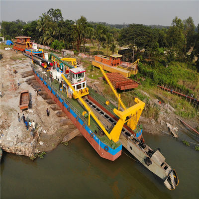 Dredger à aspiration à coupe avec épaisseur de plaque latérale de 6 mm à 20 mm et système hydraulique Rexroth