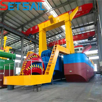 245000.000kg Paquet Poids brut 22 pouces Flux d'eau 5000m3 Coupeur aspirateur dragueur de sable