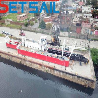 298kw moteur diesel coupeur dragueuse à aspiration pour 4500m3 débit d'eau pompage sous-marine