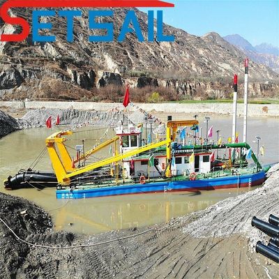 Épaisseur de la plaque avant 5 mm-20 mm Dredger à aspiration avec et débit d'eau 100m3-20000m3