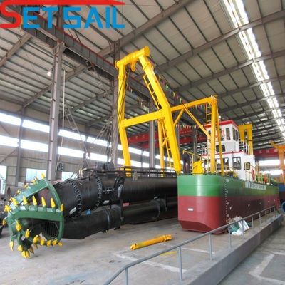 Dredger à aspiration à moteur diesel personnalisable pour les projets de dessalement et de dragage