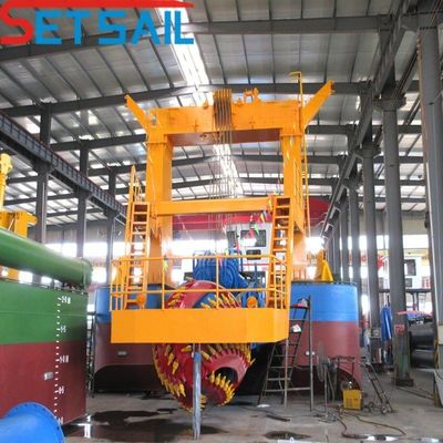Dredger à aspiration à moteur diesel personnalisable pour les projets de dessalement et de dragage