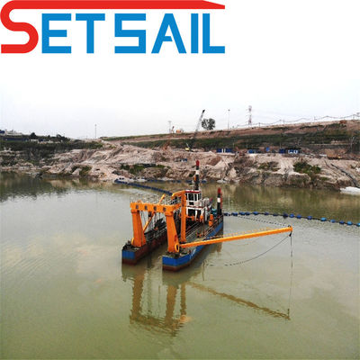 Quantité de dents de coupe 40 à 60 pièces Moteur diesel ou moteur électrique Dredge d'or Dredge