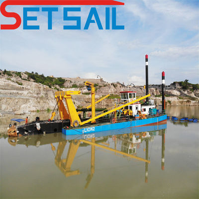 Quantité de dents de coupe 40 à 60 pièces Moteur diesel ou moteur électrique Dredge d'or Dredge