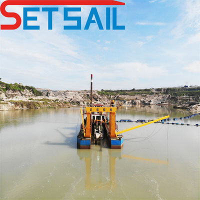 Quantité de dents de coupe 40 à 60 pièces Moteur diesel ou moteur électrique Dredge d'or Dredge