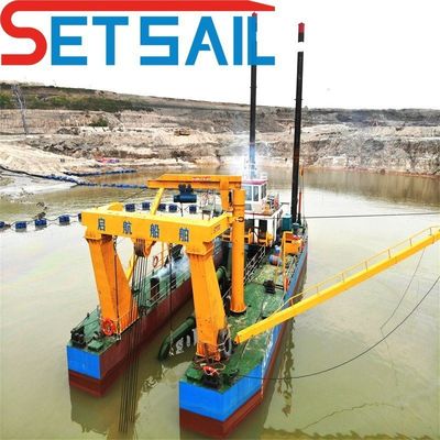 Quantité de dents de coupe 40 à 60 pièces Moteur diesel ou moteur électrique Dredge d'or Dredge