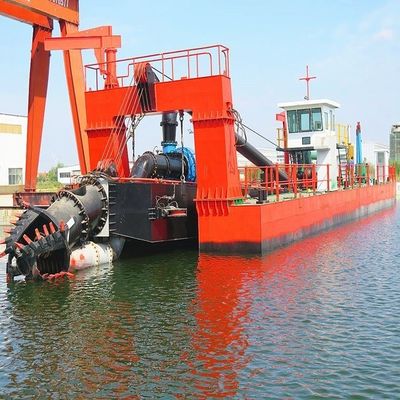 550 US pompe à sable Système hydraulique avancé 22 pouces Dredger à aspiration à coupe avec 1