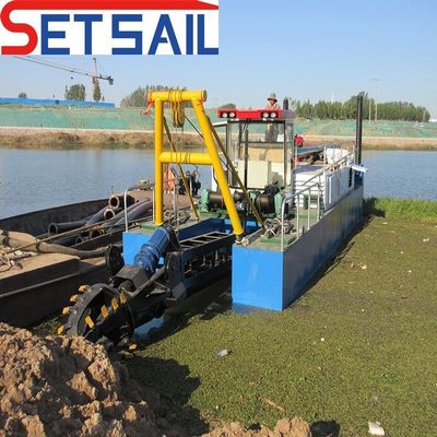 550 pompe à sable Siemens PLC moteur diesel 22 pouces coupeur aspirateur dragueuse pour les projets