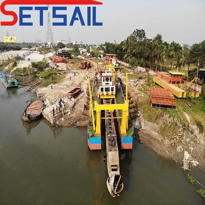 Dredger à aspiration à coupe de 22 pouces pour le dragage du sable