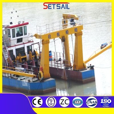16-65m Set Sail Mute CCS Cutter Auger Suction Dredger hydraulique avec moteur diesel D-1
