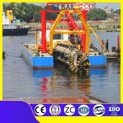 Cat Chinese Set Sail Cutter Suction Dredger avec une hauteur de 1,5 à 3,2 m