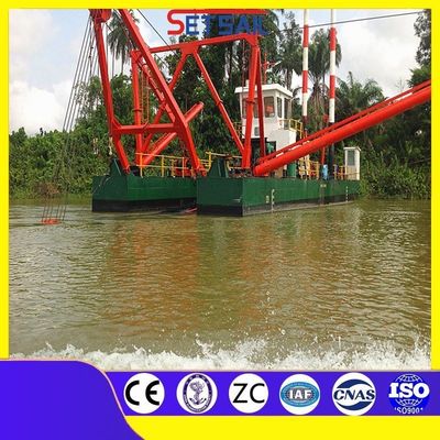 Cat Chinese Set Sail Cutter Suction Dredger avec une hauteur de 1,5 à 3,2 m
