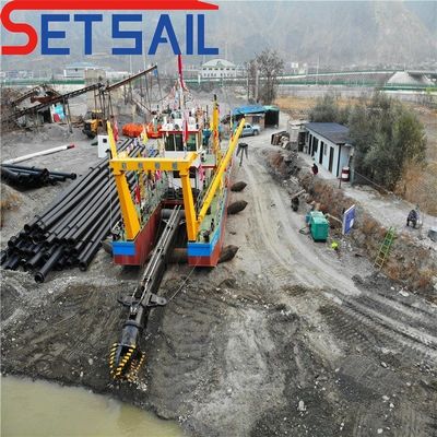 Équipement d'extraction de sable à drague portable de type fente CTS avec Rexroth et Parker Hydraulique
