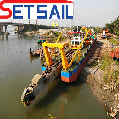 Dredger à aspiration de 22 pouces avec commande hydraulique Pompes Shijiazhuang