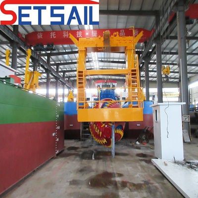 750-1000 mètres cubes de capacité Dredger hydraulique à aspiration avec débitmètre