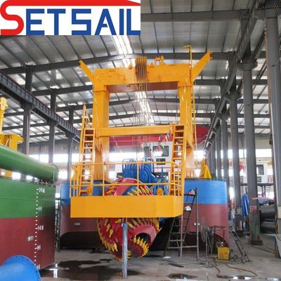 Moteur diesel entièrement automatique de 20 pouces Dredger hydraulique à découpe à aspiration pour le transport maritime