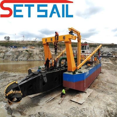 Longueur 16-65m Hydrocyclone Set Sail Dredger muet avec type cyclone et fonctionnement muet