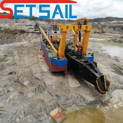 Longueur 16-65m Hydrocyclone Set Sail Dredger muet avec type cyclone et fonctionnement muet
