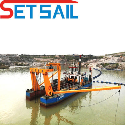 Longueur 16-65m Hydrocyclone Set Sail Dredger muet avec type cyclone et fonctionnement muet