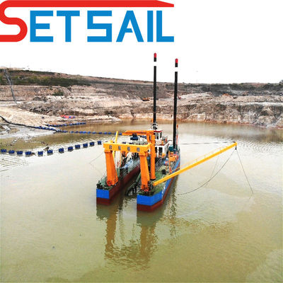 Longueur 16-65m Hydrocyclone Set Sail Dredger muet avec type cyclone et fonctionnement muet