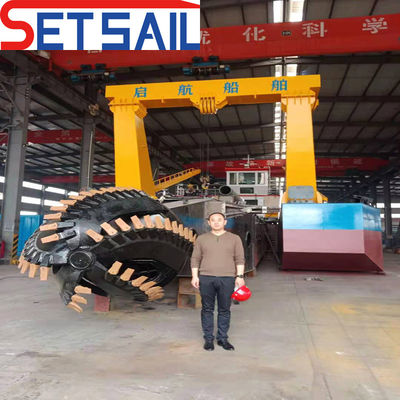 20 pouces d'aspiration de coupeuse Dredger de sable de rivière avec pompe hydraulique avancée et puissante