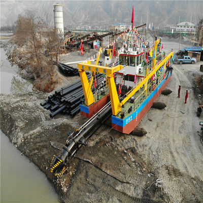 Dredger à aspiration de 20 pouces avec une capacité de 3500 m3/h et 1 pièce min.Order échantillons
