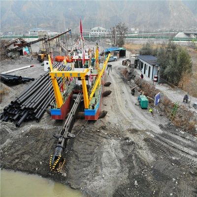 Dredger à aspiration de 20 pouces avec une capacité de 3500 m3/h et 1 pièce min.Order échantillons