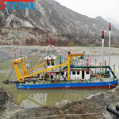 18 pouces Dredger à aspiration à coupe pour le Bangladesh Monnaie américaine épaisseur de plaque d'acier de fond de 12 mm