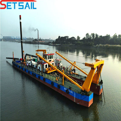 18 pouces Dredger à aspiration à coupe pour le Bangladesh Monnaie américaine épaisseur de plaque d'acier de fond de 12 mm