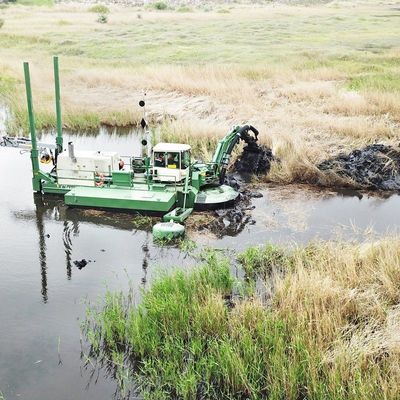 Type de dragueuse à seau amphibie polyvalente à moteur diesel d'une capacité de 120m3 à 700m3/h