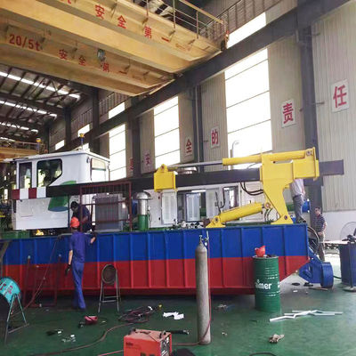 Dredger amphibie équipé d'un PLC Siemens et d'une tête de coupe hydraulique
